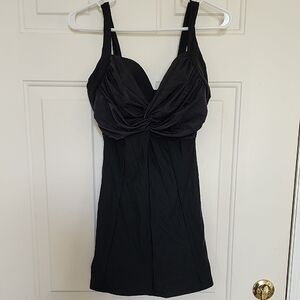 Newport News Black One-Piece Swimsuit